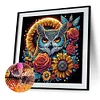 Diamond Painting-DIY Crystal Rhinestone Owl