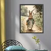 Rabbit Full Stamped Cross Stitch 11CT 3-Strand 40x50cm