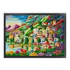 (US Local)Town-14CT Stamped Cross Stitch Kit(82x61cm)
