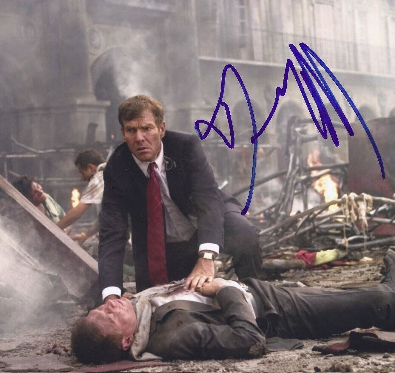 Dennis Quaid Autographed Signed 8x10 Photo Poster painting ( The Day After Tomorrow ) REPRINT