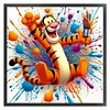 Tigger Painter - 18CT Stamped Cross Stitch 25*25cm tapestrymarket