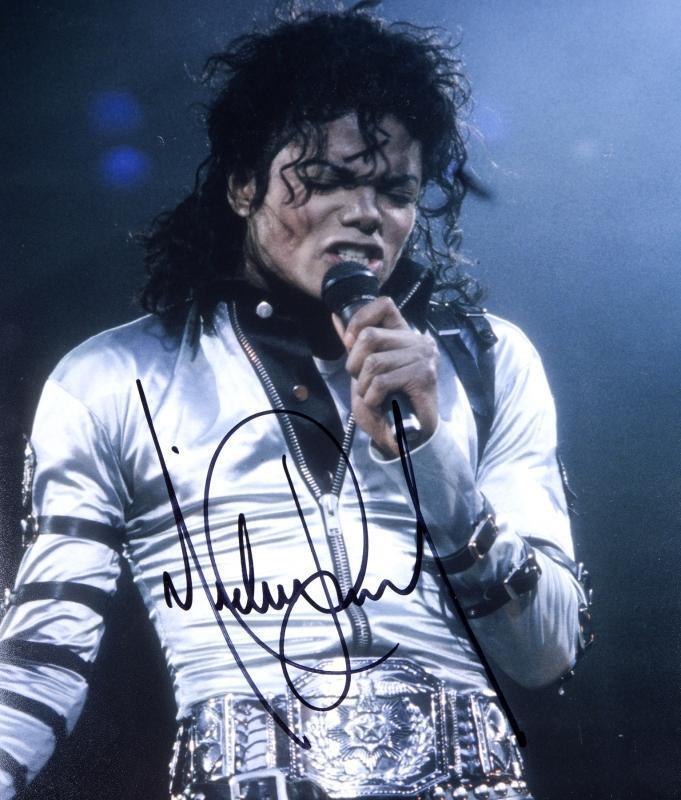 MICHAEL JACKSON Signed Photo Poster paintinggraph - Pop Singer / Vocalist 'King of Pop' preprint