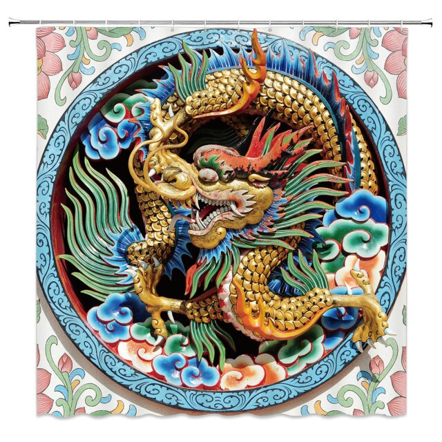 

Shower Curtain – Dragon-180*180cm, 501 Original