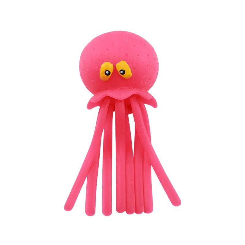 Water Playing Octopus Pinch Music Toys Marine Animals Children’s Bathing Swimming Pool Beach Octopus Water Playing Toys Decompression