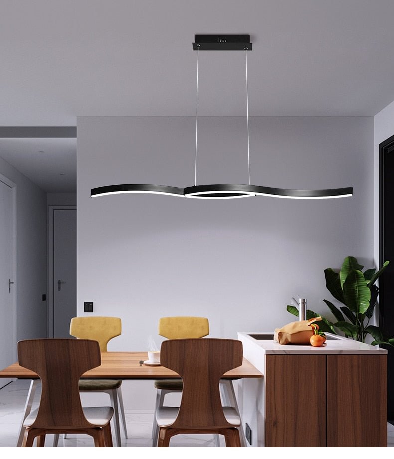 Acrylic Modern Led Pedant Light Hanging Lamp 120cm 100cm New Led Pendant Lamp For Dining Room Kitchen Office Room Luminaire Lamp