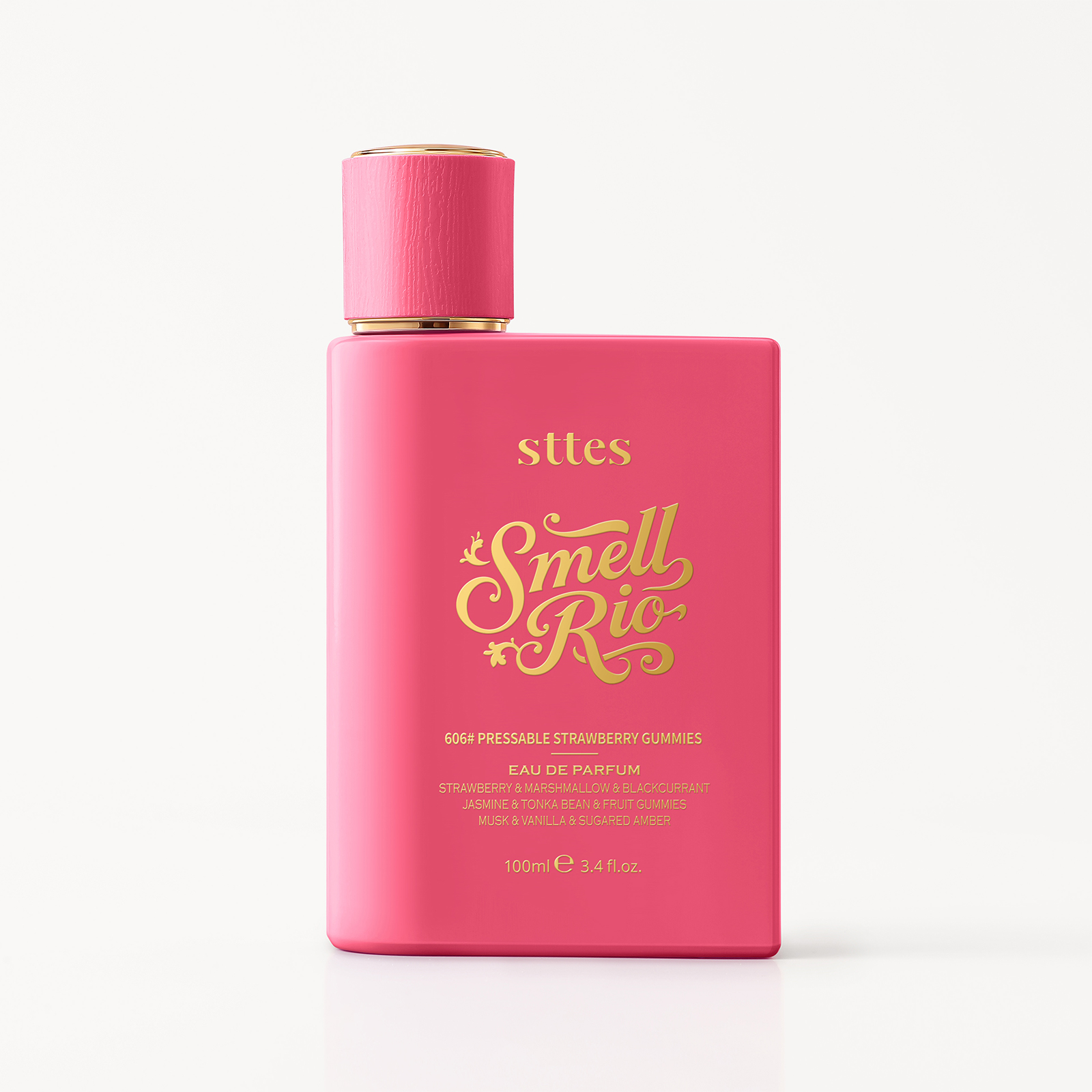 New Sttes Perfume 606# (Pressable Strawberry Gummies) &ndash; Eau de Parfum for Women &ndash; Richer Scent, Longer Lasting &ndash; Strawberry, Marshmallow, Fruit Gummies, Vanilla &ndash; Perfumes & Fragrances(100ml / 3.4 fl oz)