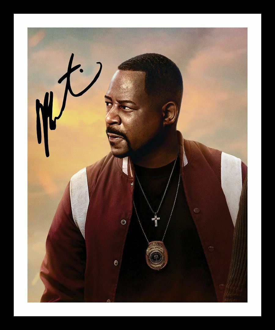 Martin Lawrence Autograph Signed & Framed Photo Poster painting 1