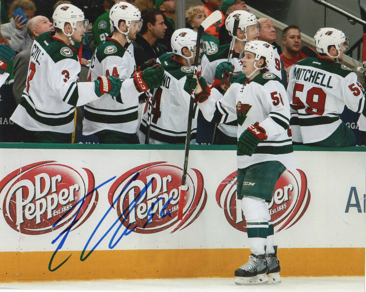 Minnesota Wild Erik Haula Autographed Signed 8x10 Photo Poster painting COA