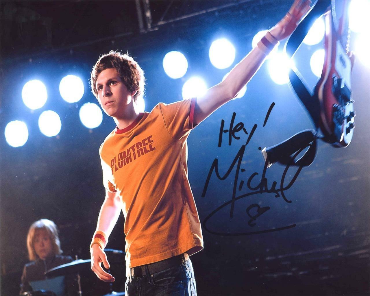 Michael Cera Scott Pilgrim Vs The World SIGNED AUTOGRAPHED 10X8