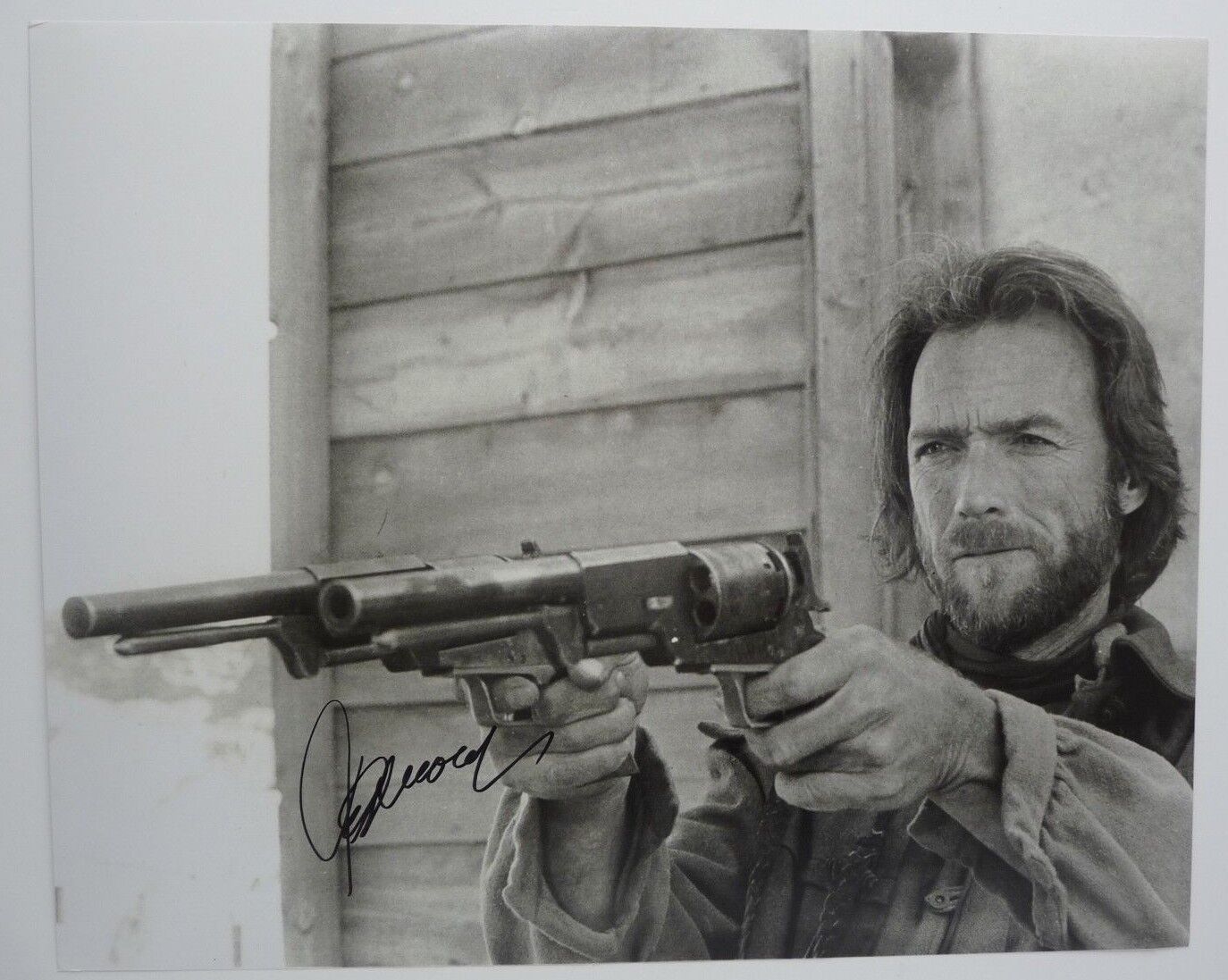 Clint Eastwood Signed Autographed 16x20 Western Photo Poster painting Beckett Certified #3 G1