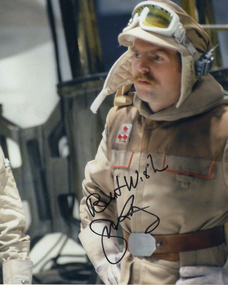 JOHN RATZENBERGER SIGNED AUTOGRAPH 8X10 Photo Poster painting STAR WARS: THE EMPIRE STRIKES BACK