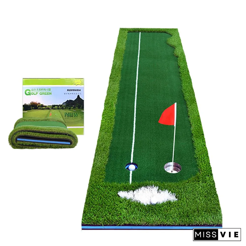 Putting practice mat golf percussion mat indoor office children practice with putting blanket set