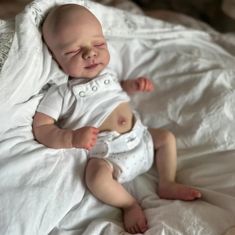  12"&16" Flexible Solid Platinum Liquid Full Silicone Reborn Doll Baby Boy or Girl Qutela and Vidika - Reborndollsshop®-Reborndollsshop®