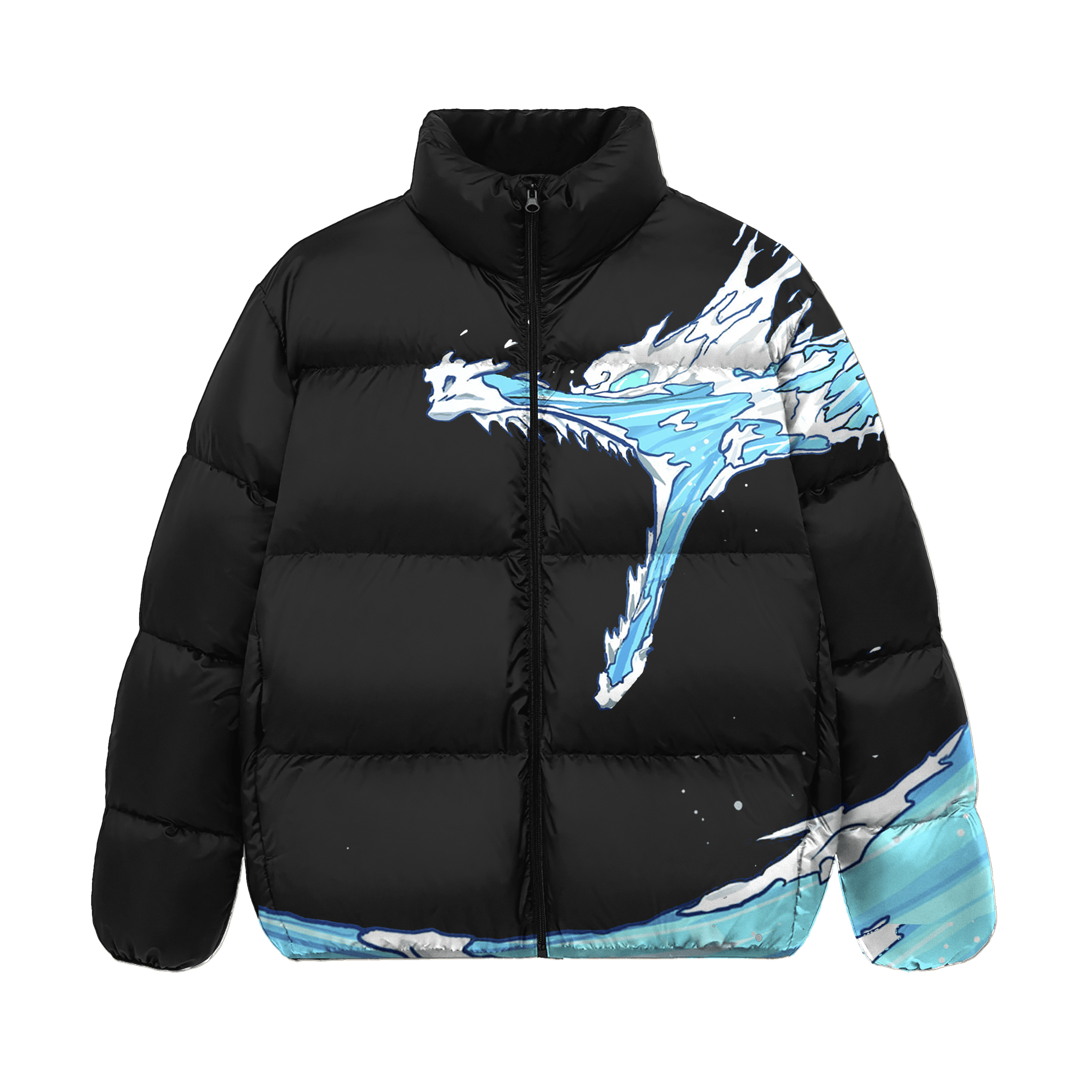 Water Dragon Puffer Jacket