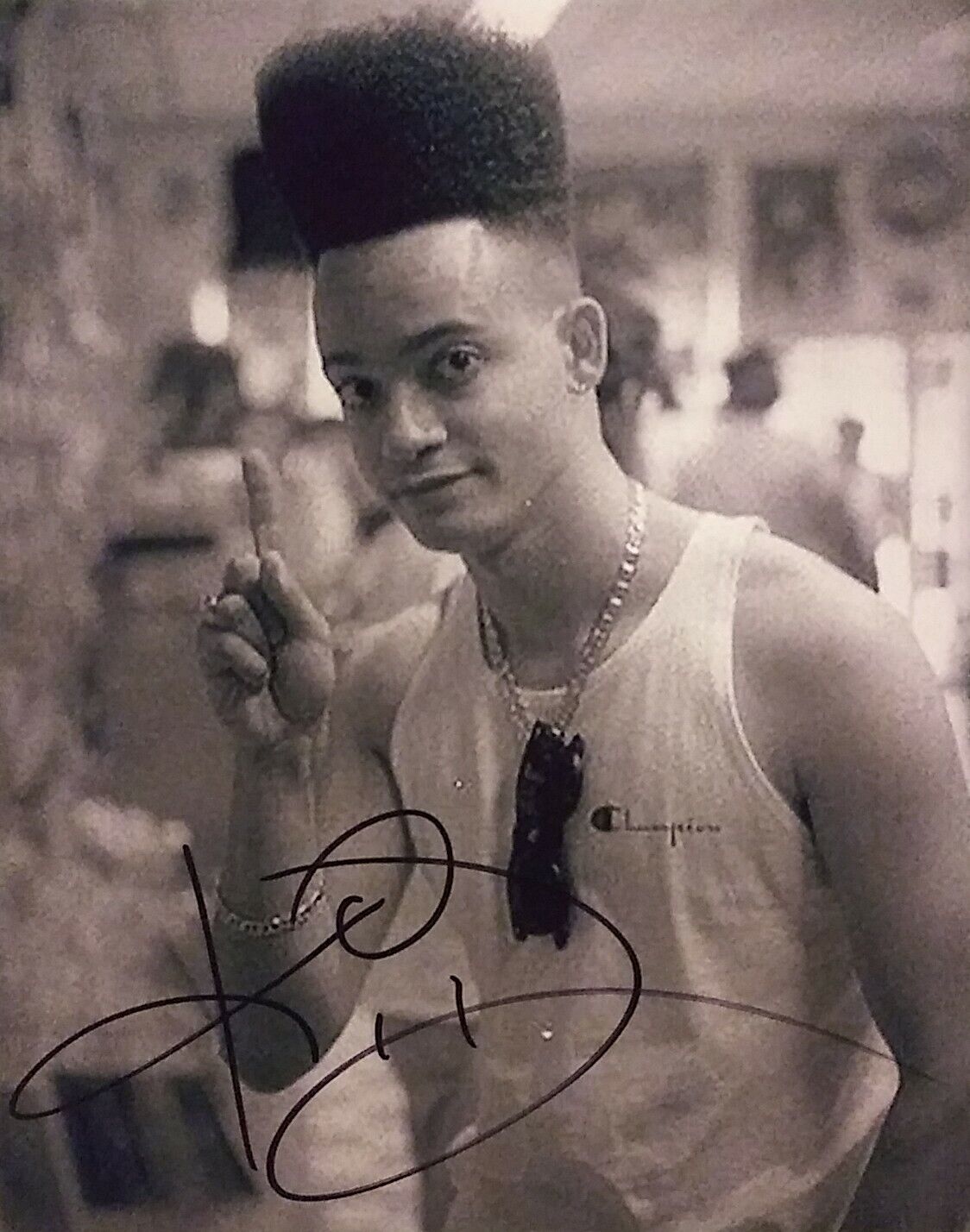 Christopher Reid - Kid n Play - signed 8 x 10