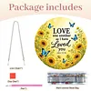 Signe d&rsquo;amour en verset biblique, bricolage 2D plat acrylique 5D &agrave; points de peinture en diamant DIY avec un pendentif en forme de cristal, kits de pendentifs en forme sp&eacute;ciale de diamants en strass, perceuse simple face 25x25cm pour la d&eacute;coration int&eacute;rie