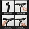 Bicycle Saddle MTB Road Bike Seat Hollow Breathable Bicycle Seat Cushion (Long)