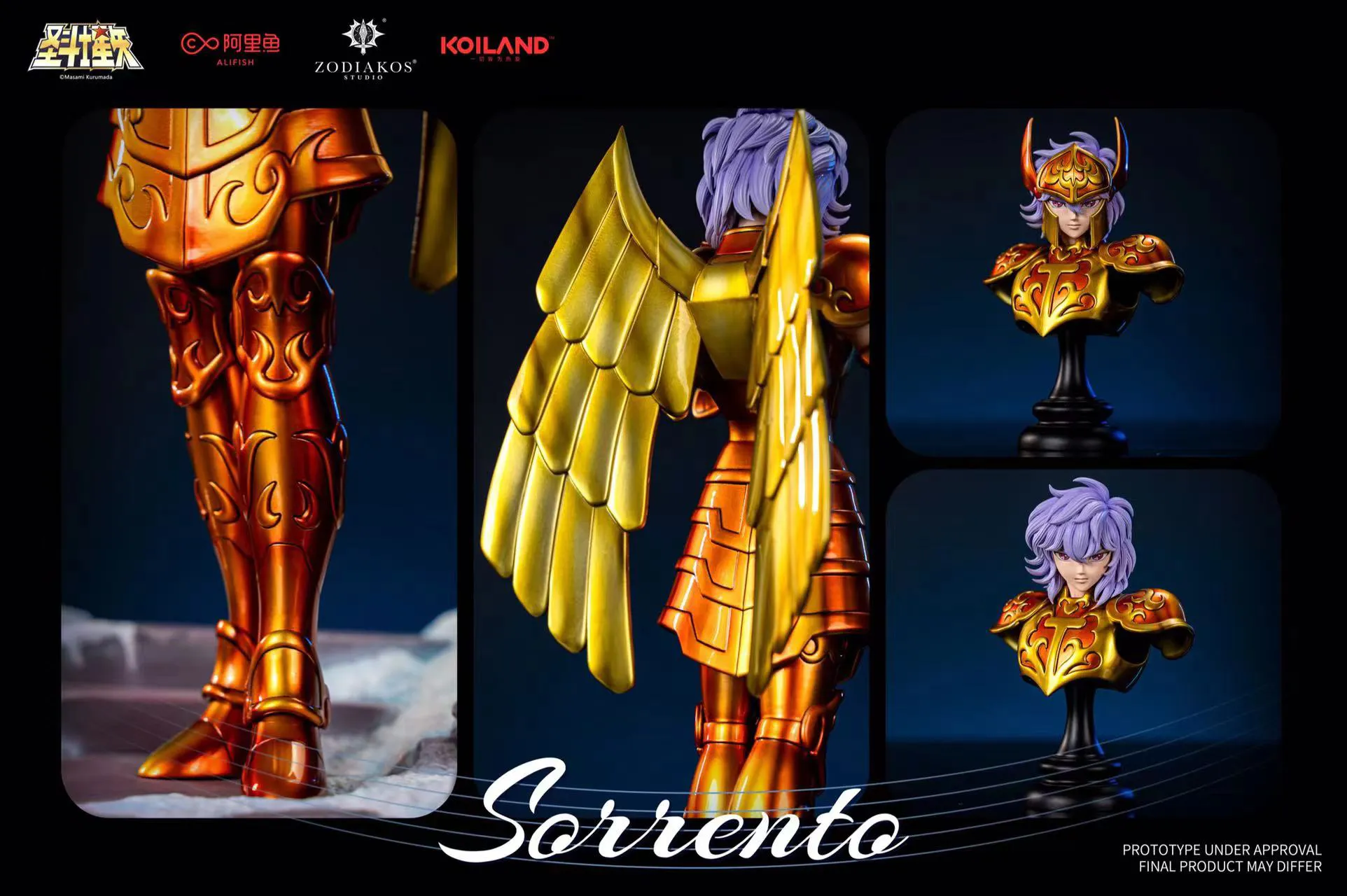 Figura De Accion Tamashii Nations Siren Sorrento Myth Cloth Ex Saint