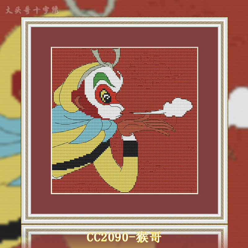 [Metallic Thread] [CC2090-Monkey Brother]  Painting Fairy Cross Stitch