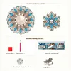 DIY Double Layer Rotatable Mandala Diamond Painting Hanging Kits Crystal Rhinestone Art Pendants for Adults Gift Home Wall 