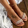 Gioiacombo™ Sandali flat open toe con strass