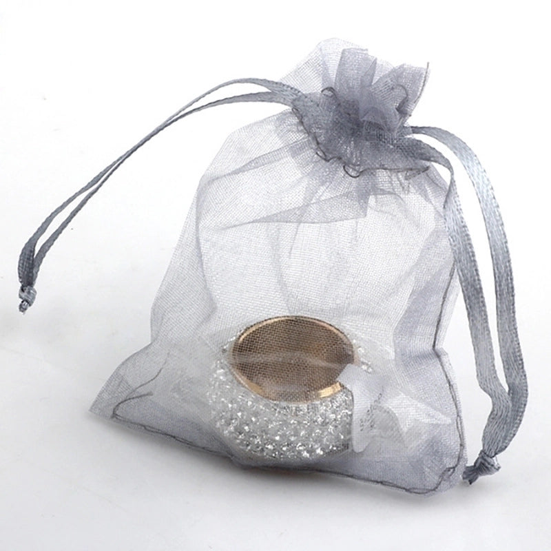 Simple Solid Color Bronzing Drawstring Drecoration Packing Bag