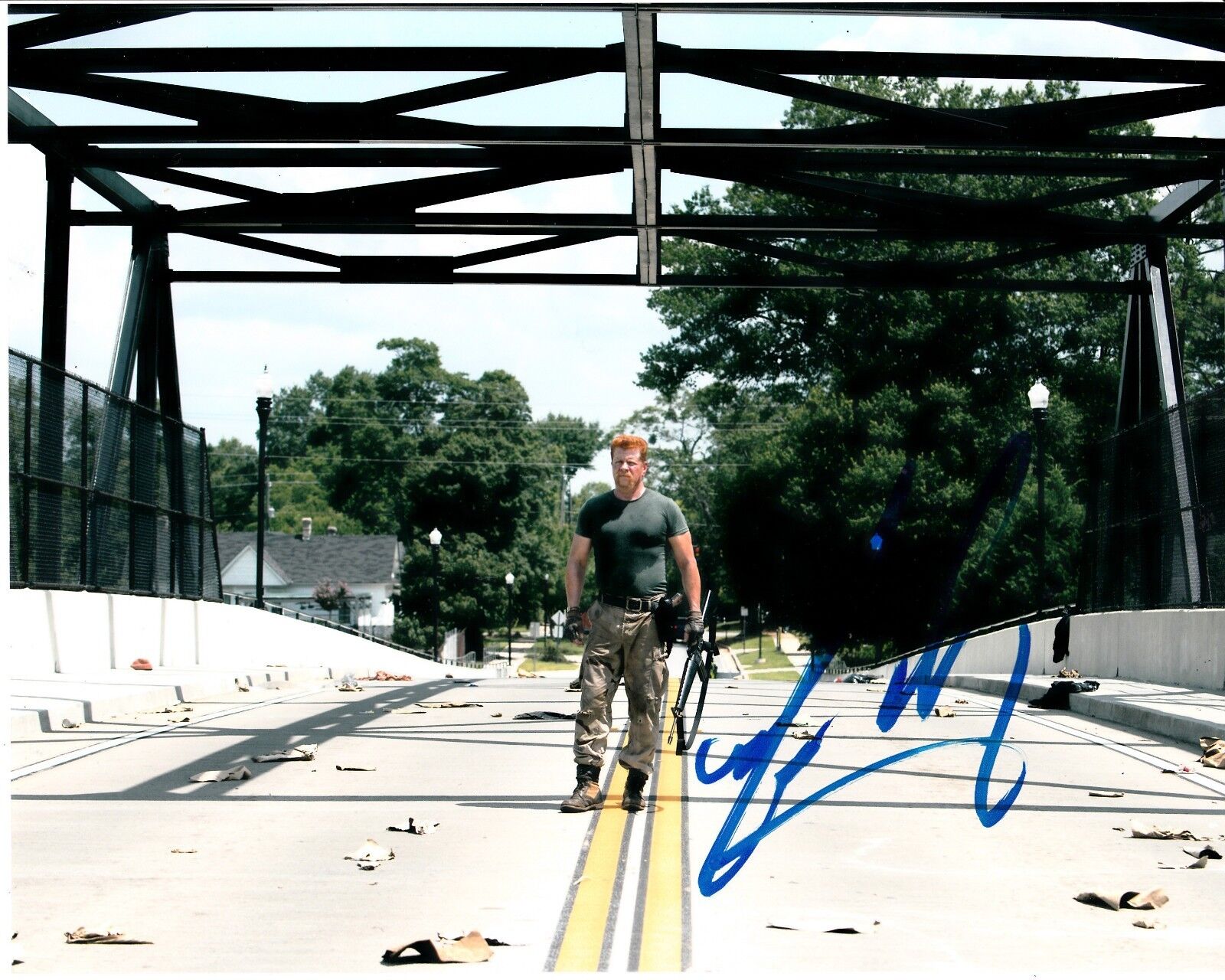 MICHAEL CUDLITZ SIGNED THE WALKING DEAD Photo Poster painting UACC REG 242 (1)