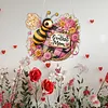 Mothers Day DIY Diamond Painting Acrylic Special Shape Pendant Hanging Kit