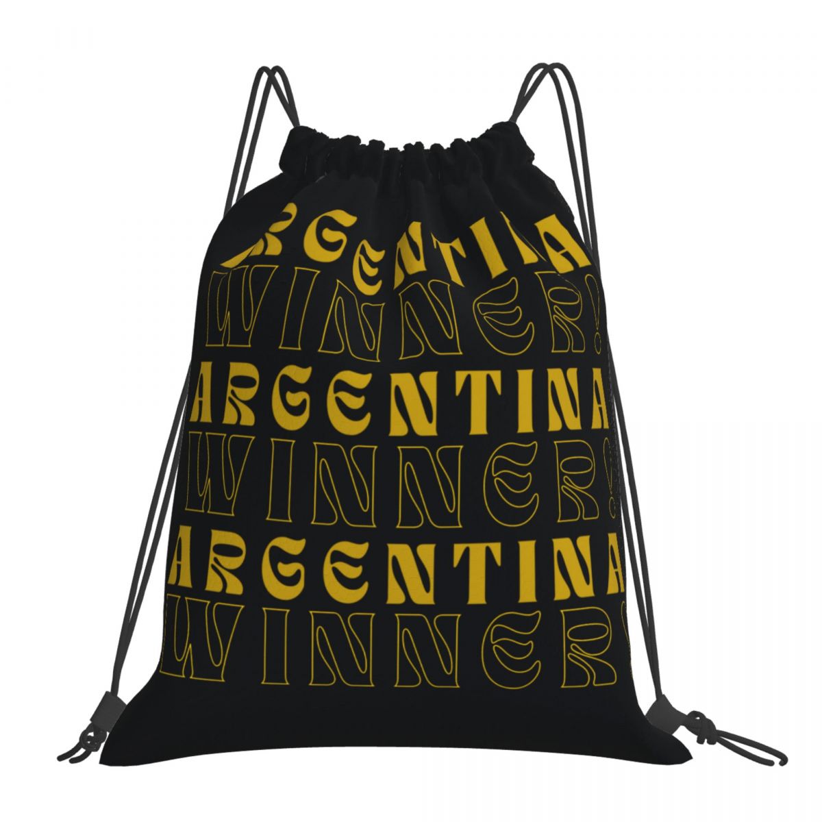 Argentina Winner Waterproof Adjustable Lightweight Gym Drawstring Bag