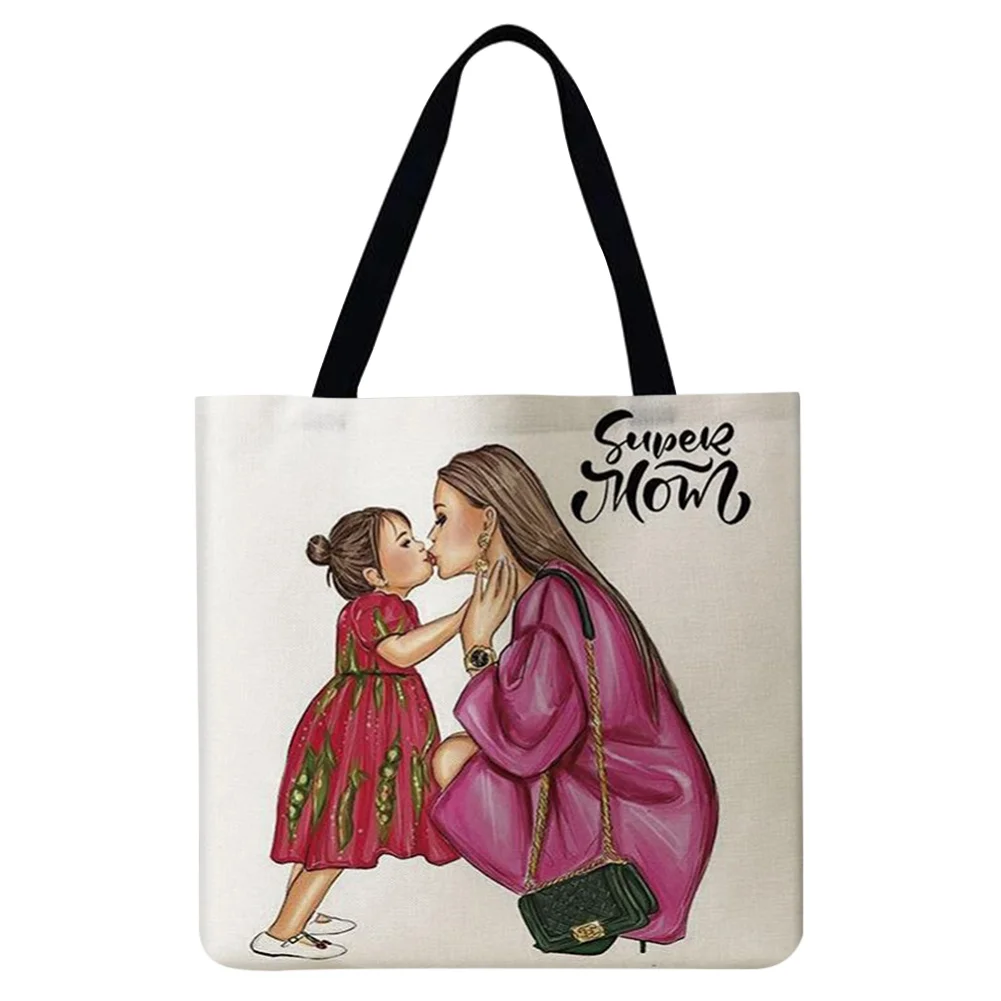 Linen Tote Bag - Mother's Day