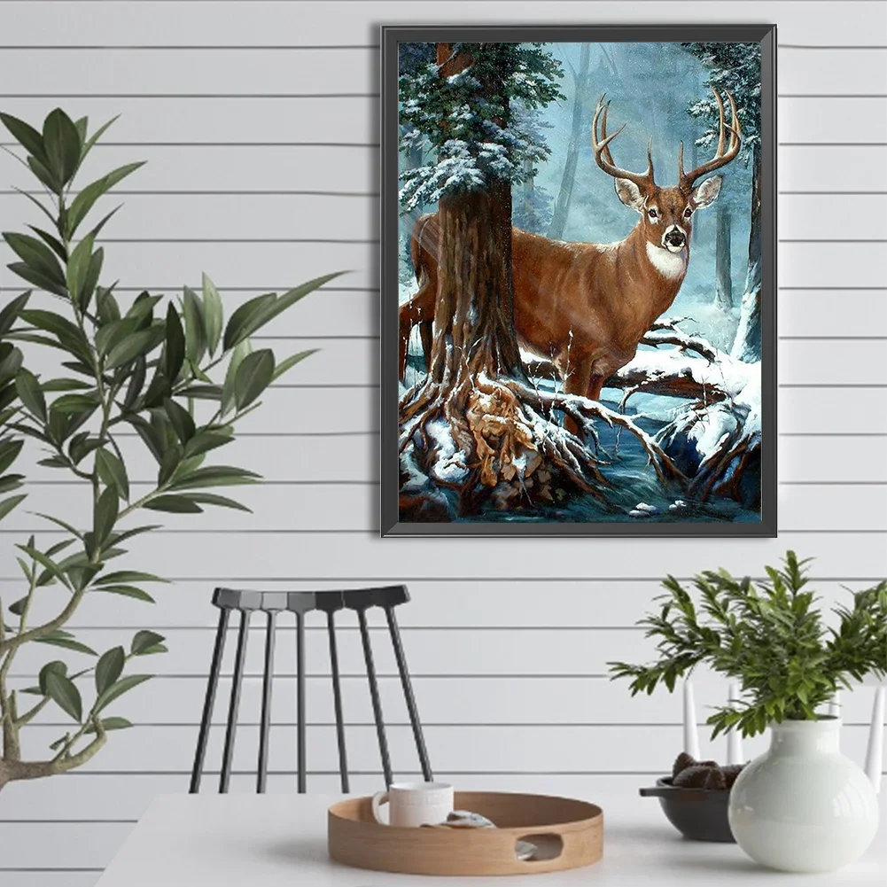 Diamond Painting - Full Round Drill - Elk(Canvas|30*40cm)