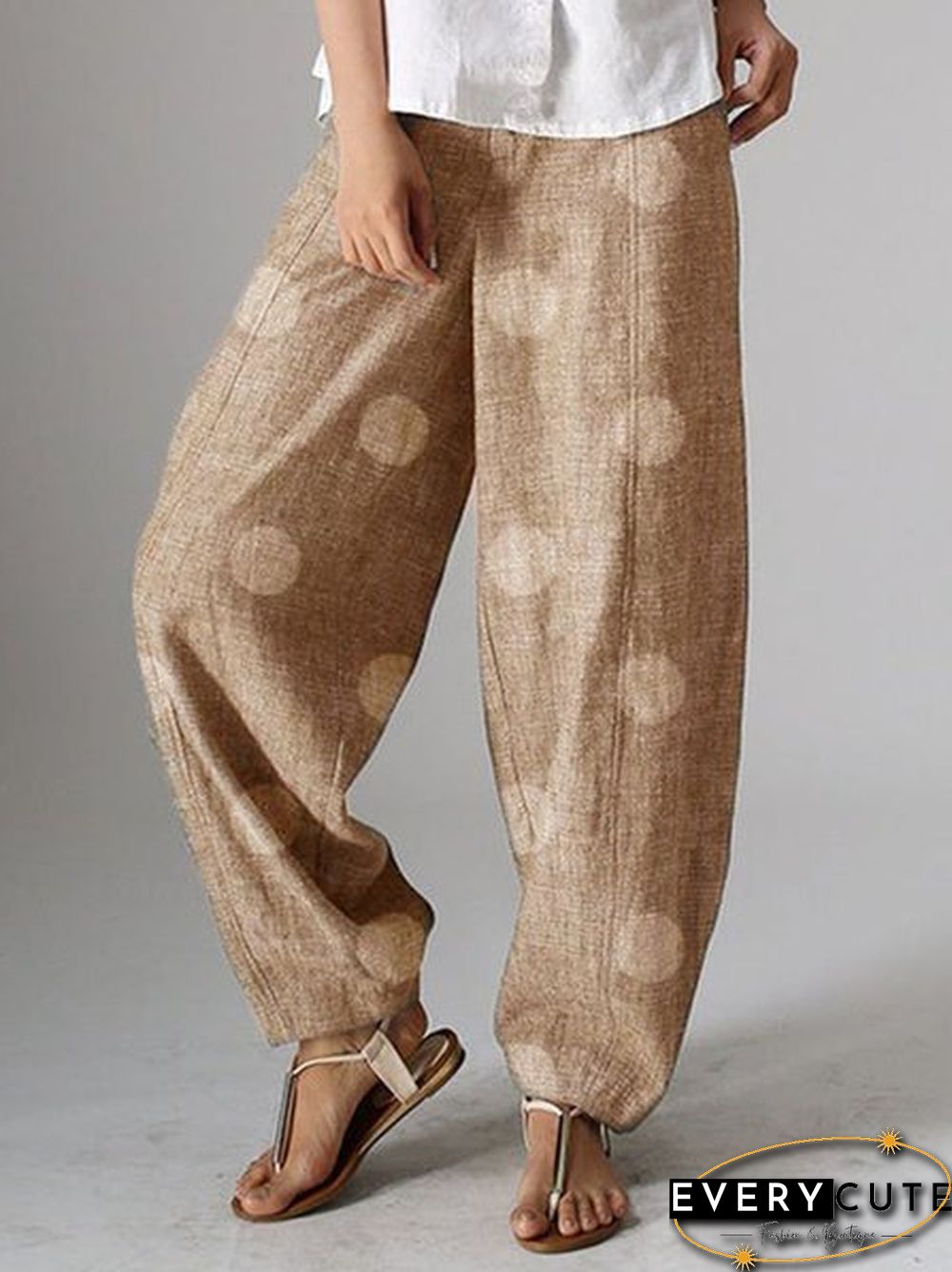 Polka Dots Casual Pants