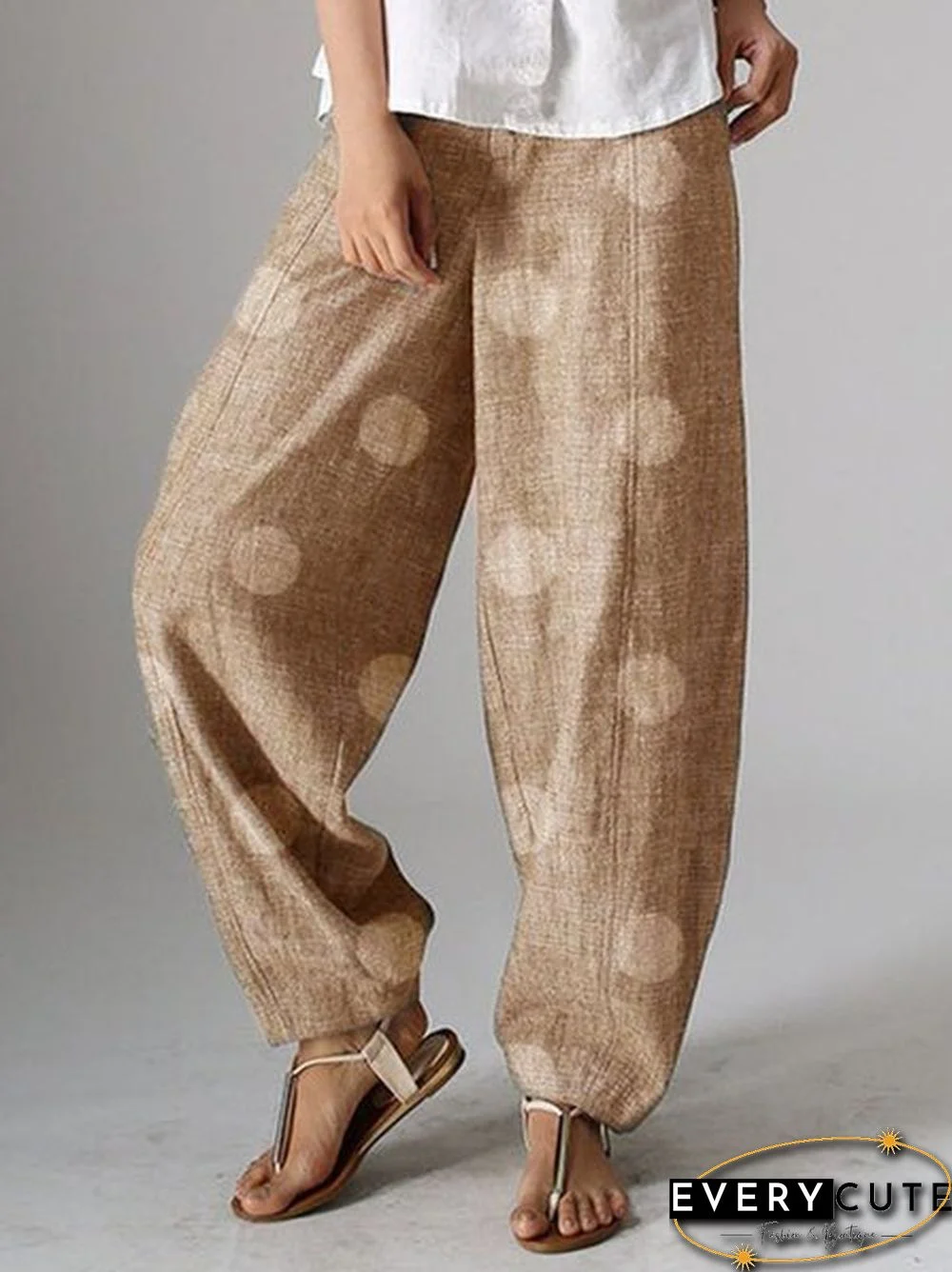 Polka Dots Casual Pants