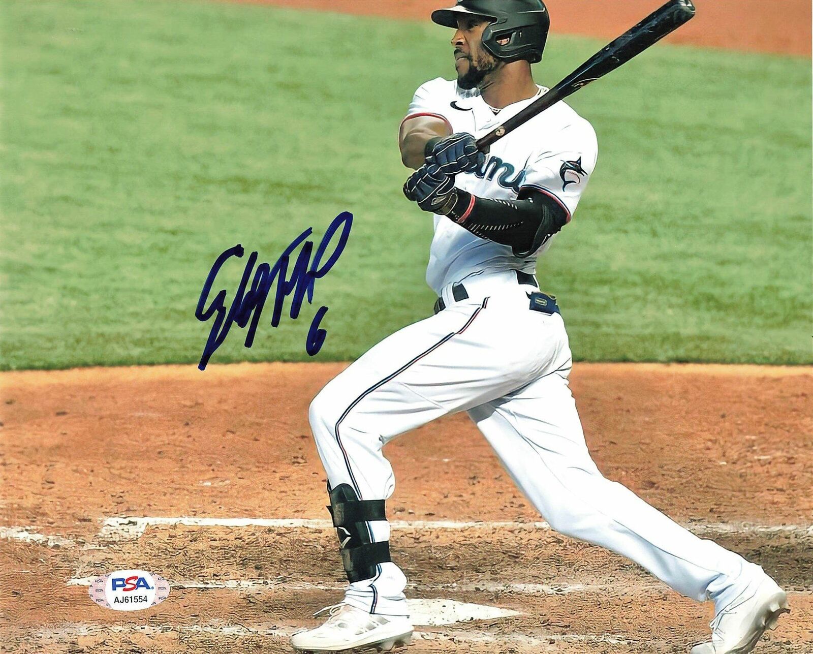 STARLING MARTE Signed 8x10 Photo Poster painting PSA/DNA Miami Marlins Autographed