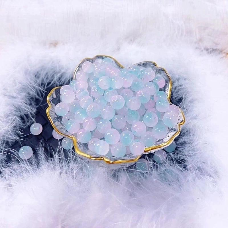 300 Pcs/Package  Glass Solid Color Beads