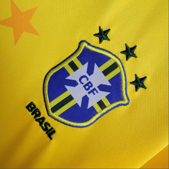 1994 Retro Brazil Home Kids Kit Football jersey Thai Quality