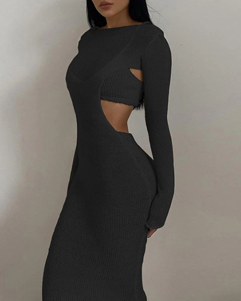 Ruffles Hem Crochet Cami Mini Dress