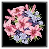 Lily Cluster - 9CT Full Beaded Cross Stitch Kit(28x28cm)