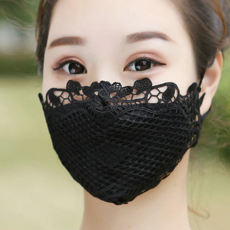 Brownm Ebay Ear-Mounted Water-Soluble Sandwich Anti-Smide Mask Lace Mask