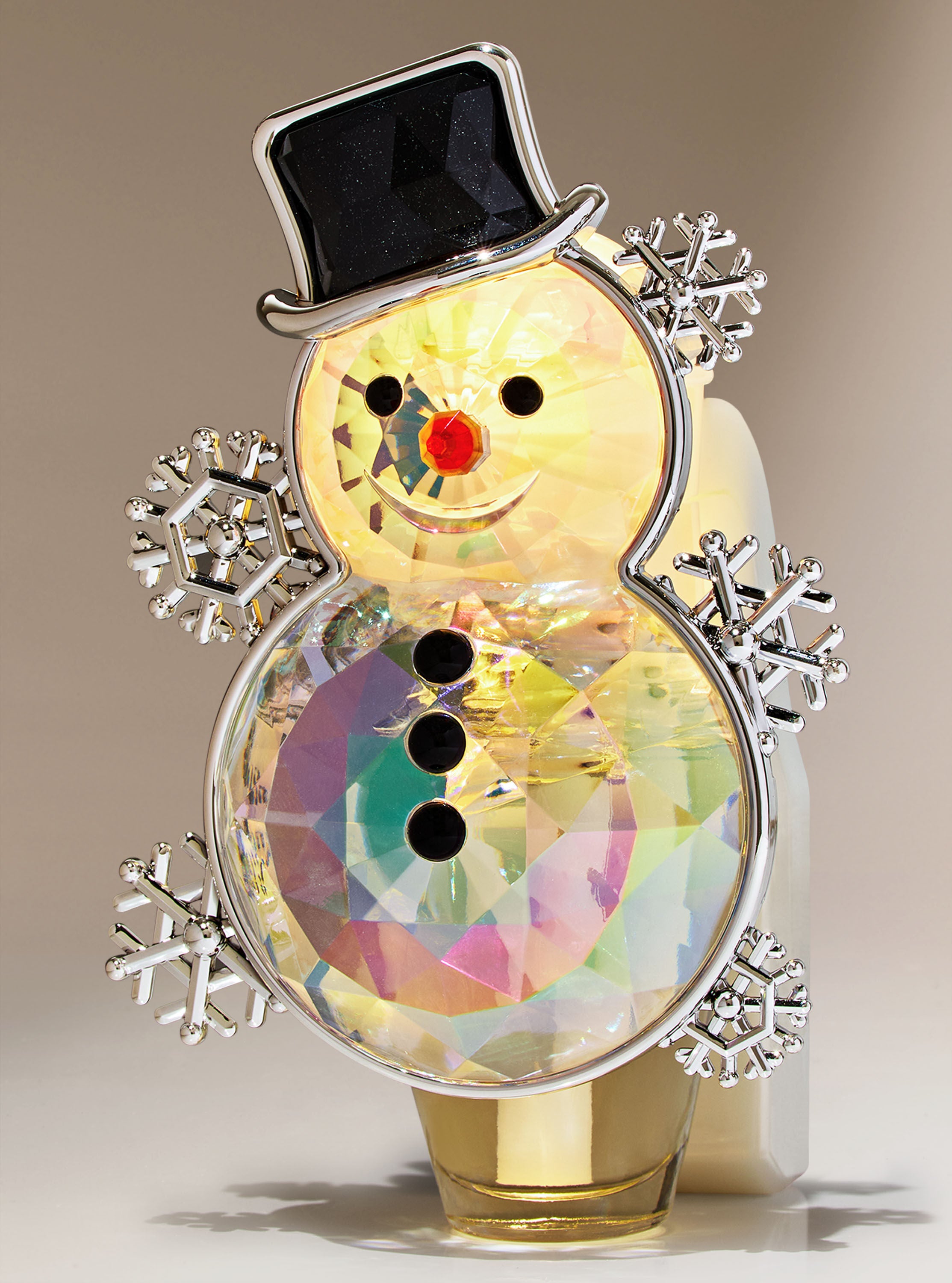 Crystal Snowman Wallflowers Scent Control™ Nightlight