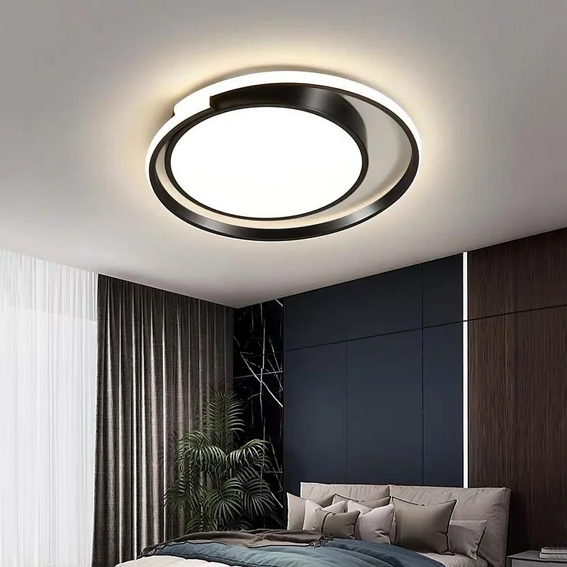 Minimalist Strip Stepless Dimming LED Modern Ceiling Light with Remote  Control Flush Mount Lighting Ceiling Lamp for Balcony Aisle – Dazuma