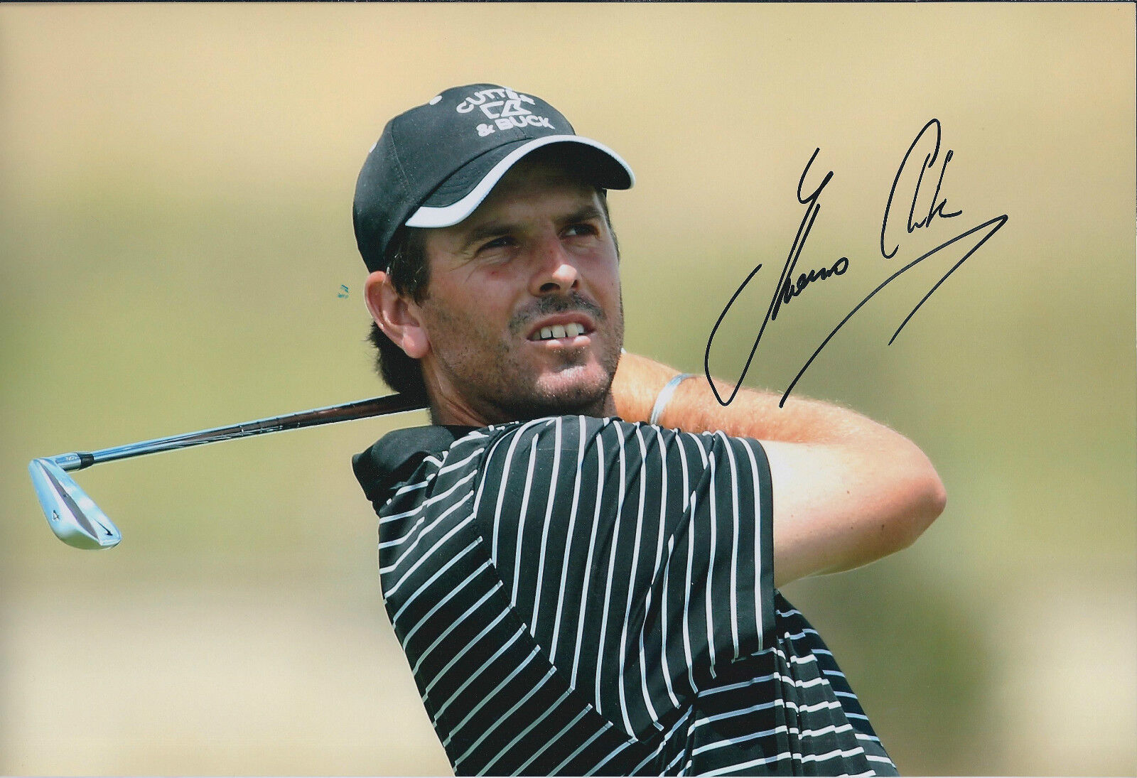 Thomas AIKEN SIGNED Golf Autograph 12x8 Photo Poster painting AFTAL COA South African WINNER