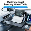 Car Steering Wheel Tray Car Desk for Eating Food Drink and Writing Laptop Work