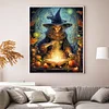 Halloween Witch - 11CT Stamped Cross Stitch - 40*50cm - Halloween