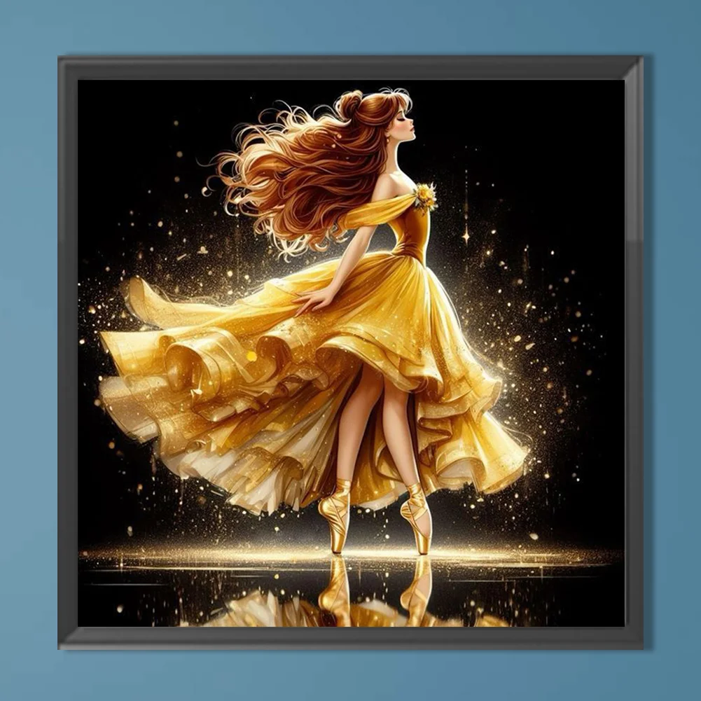 Diamond Painting - Full Round Drill - Princess Belle(Canvas|40*40cm)