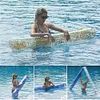 65 Inch Inflatable Jumbo Pool Noodles Floats for Kids and Adults (Silver)