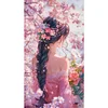 Girl Back-11CT Stamped Cross Stitch 40*70cm/15.75*27.56in(Big Size) tapestrymarket