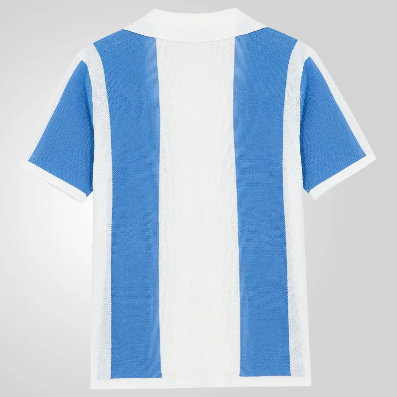 Uveng Uveng And South Korea New Men's Clothing Summer Temperament Shirt Collar Knitted Shirt Splicing Color Business POLO Shirt Men SY0108