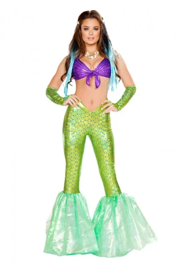 Sexy Poseidon's Daughter Mermaid Pants Costume-elleschic