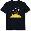 Men's Planet Printed Short Sleeves T-Shirt